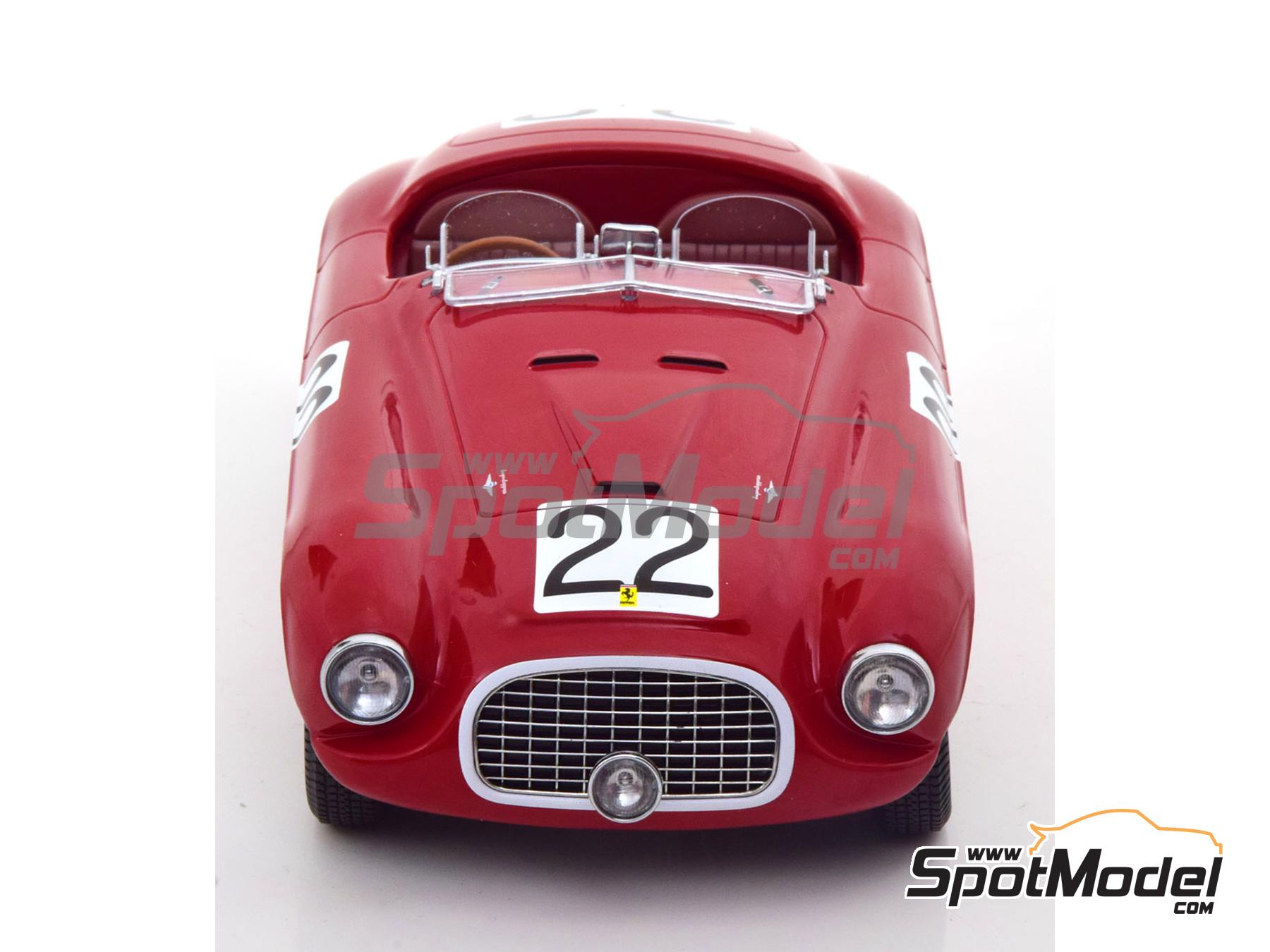 Ferrari 166 MM - 24 Hours Le Mans 1949. Diecast model car in 1/18 scale  manufactured by KK Scale (ref. DIE-59891, also 4260699760838 and KKDC180913)